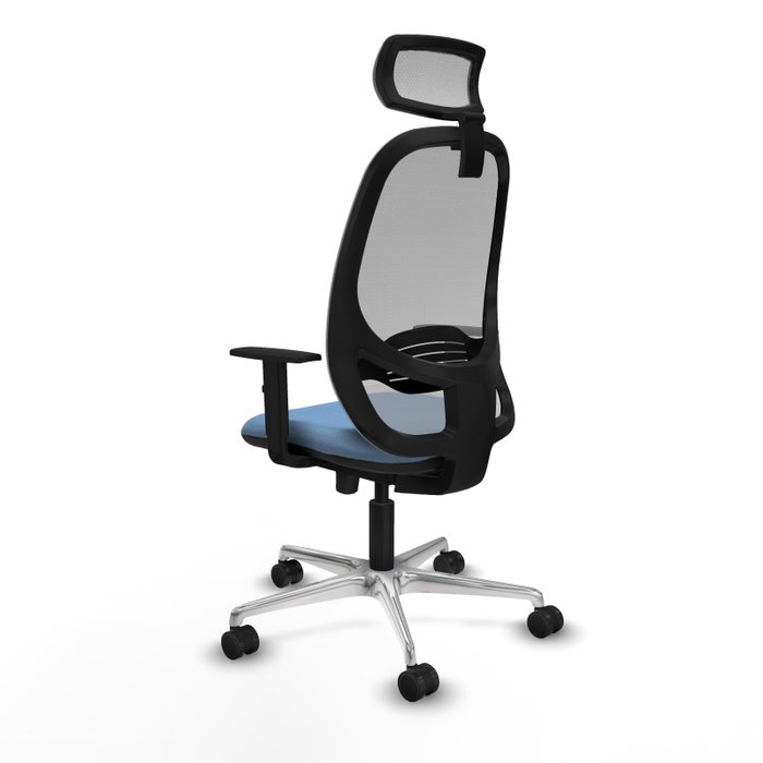 PIQUERAS Y CRESPO Silla de oficina Cilanco Azul cielo y Gris PIQUERAS Y CRESPO Silla de oficina Cilanco Azul cielo y Gris