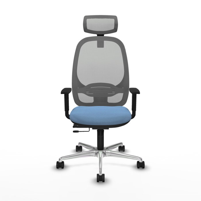 PIQUERAS Y CRESPO Silla de oficina Cilanco Azul cielo y Gris PIQUERAS Y CRESPO Silla de oficina Cilanco Azul cielo y Gris