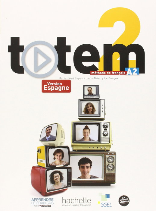 HACHETTE Totem 2 livre alumne (A2) con DVD y manual digital