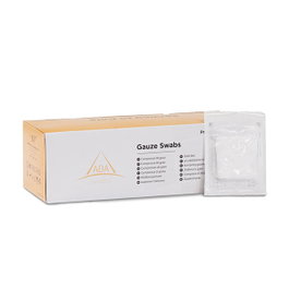 Gasa estéril de algodón de 5x5 cm, 40 sobres de 8 capas/17 hilos/cm2