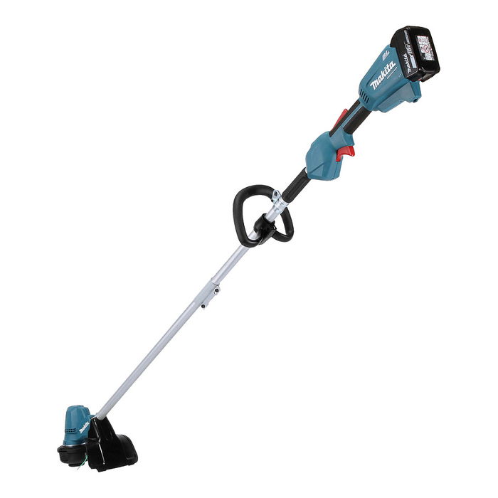 Makita DUR192LRT1 Cortabordes Mango en J 18V a Batería Li-ion, Ancho de Corte 30 cm, 6000 RPM, 87.8 dB