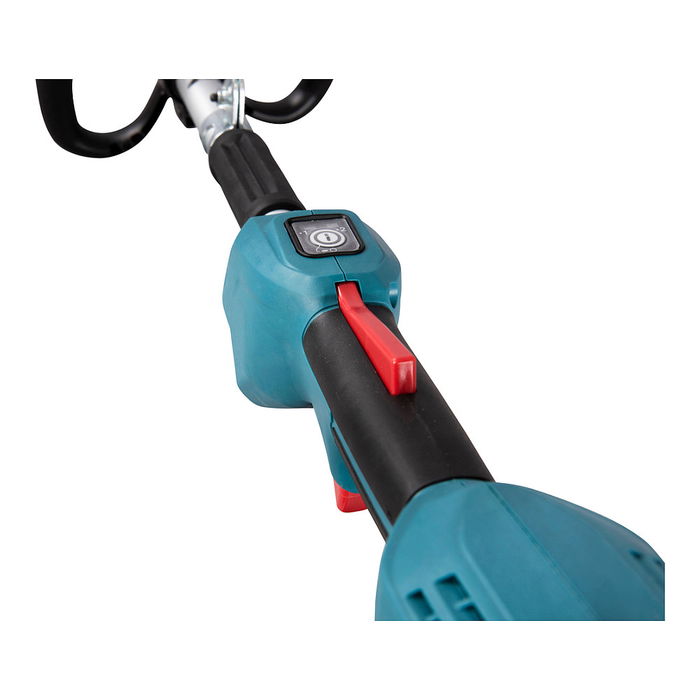 Makita DUR192LRT1 Cortabordes Mango en J 18V a Batería Li-ion, Ancho de Corte 30 cm, 6000 RPM, 87.8 dB
