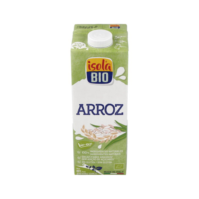 ISOLA Bebida Vegetal de Arroz Bio 1lt (Pack de 6 unidades) ISOLA Bebida Vegetal de Arroz Bio 1lt (Pack de 6 unidades)
