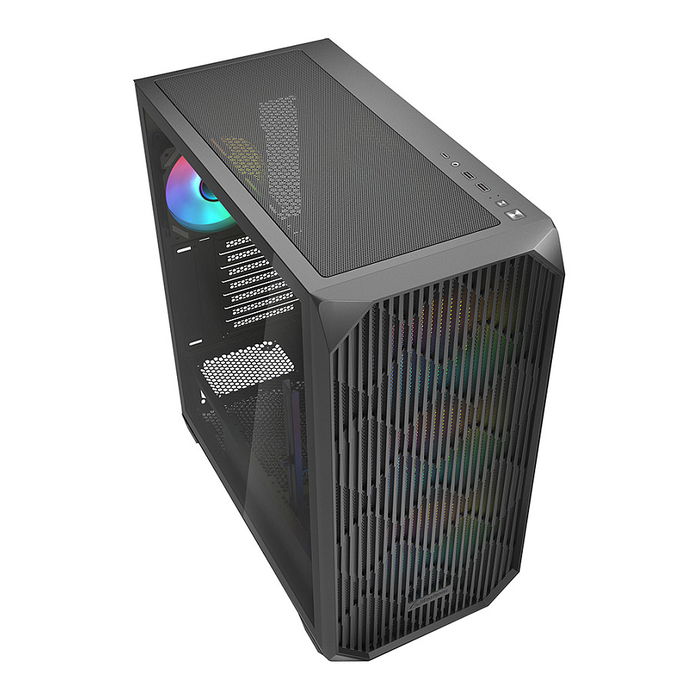 Sharkoon AK3 ATX 1xGlas Black Caja de PC RGB