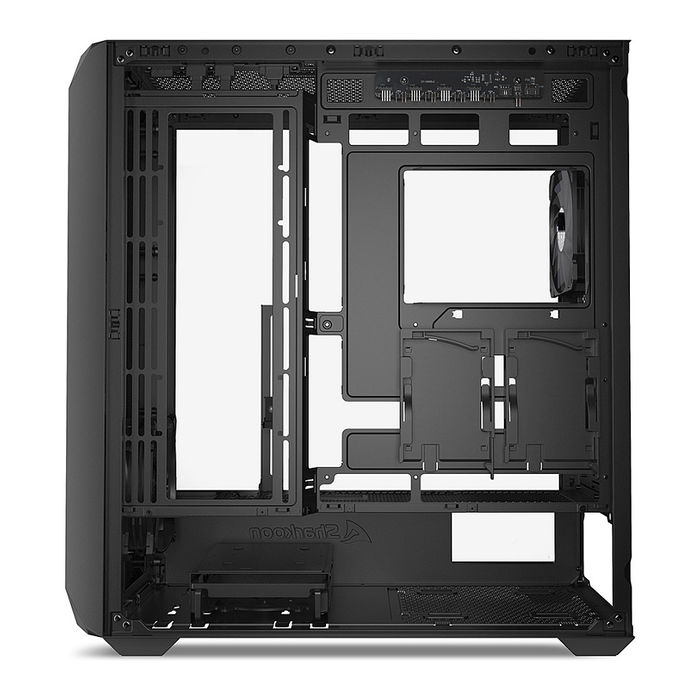 Sharkoon AK3 ATX 1xGlas Black Caja de PC RGB