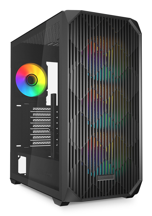 Sharkoon AK3 RGB Midi Tower Negro con Cristal Templado Sharkoon AK3 RGB Midi Tower Negro con Cristal Templado