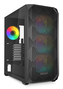 Sharkoon AK3 RGB Midi Tower Negro con Cristal Templado