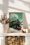 Wallity Nwyearsngmdl12 Pintura Decorativa Enmarcada 33x48cm Papel Fotográfico Marco Madera Maciza