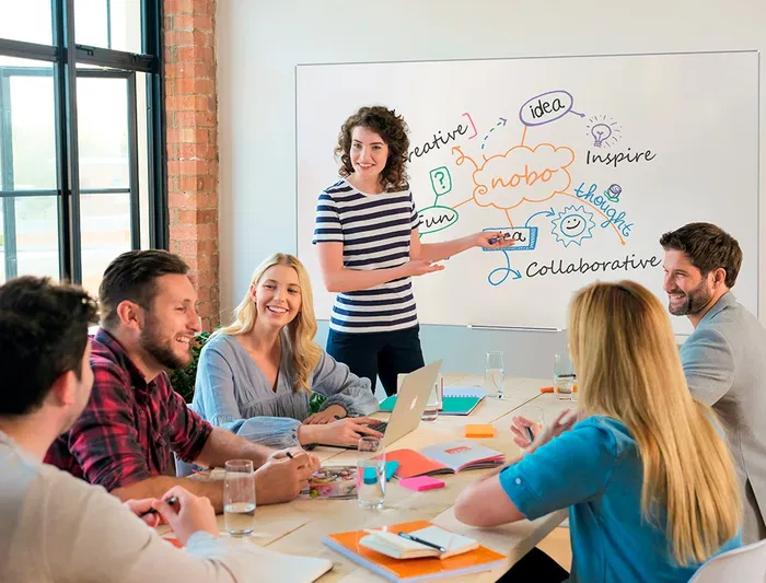 Nobo Pizarra Blanca Magnética Lacada IP Pro 32'' 710x400 mm Nobo Pizarra Blanca Magnética Lacada IP Pro 32'' 710x400 mm