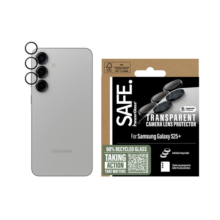 Panzerglass Safe by Panzerglass Protector Lente Galaxy S25 Plus Panzerglass Safe by Panzerglass Protector Lente Galaxy S25 Plus