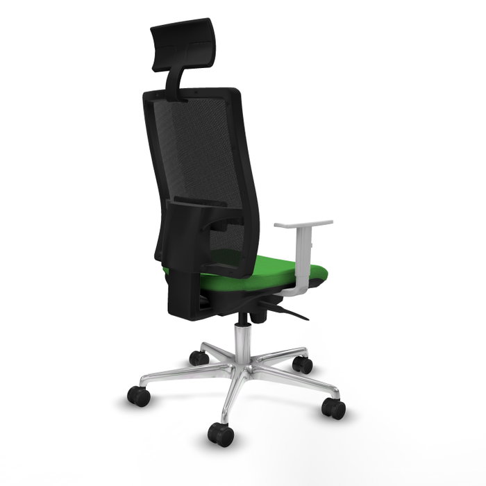 PIQUERAS Y CRESPO Silla de oficina Horna con mecanismo Sincro, Verde y Negro PIQUERAS Y CRESPO Silla de oficina Horna con mecanismo Sincro, Verde y Negro