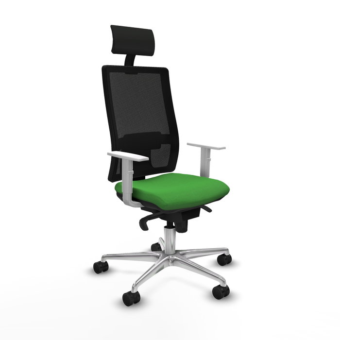 PIQUERAS Y CRESPO Silla de oficina Horna con mecanismo Sincro, Verde y Negro PIQUERAS Y CRESPO Silla de oficina Horna con mecanismo Sincro, Verde y Negro