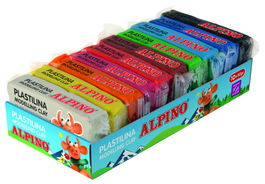 Alpino DP000202 Bandeja Plastilina 10 Pastillas 50 Grs