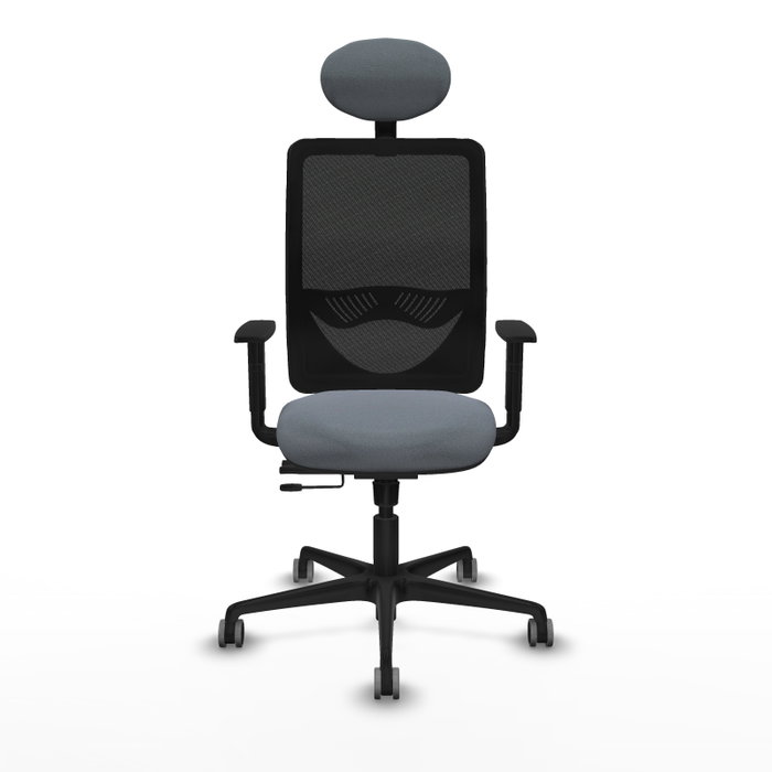 PIQUERAS Y CRESPO Silla de oficina Zulema con mecanismo Sincro/Traslack Gris y Negro PIQUERAS Y CRESPO Silla de oficina Zulema con mecanismo Sincro/Traslack Gris y Negro