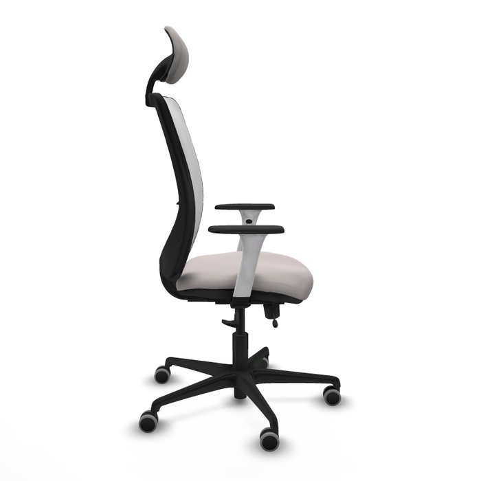 PIQUERAS Y CRESPO Silla de oficina Zulema en blanco con mecanismo Sincro/Traslack PIQUERAS Y CRESPO Silla de oficina Zulema en blanco con mecanismo Sincro/Traslack