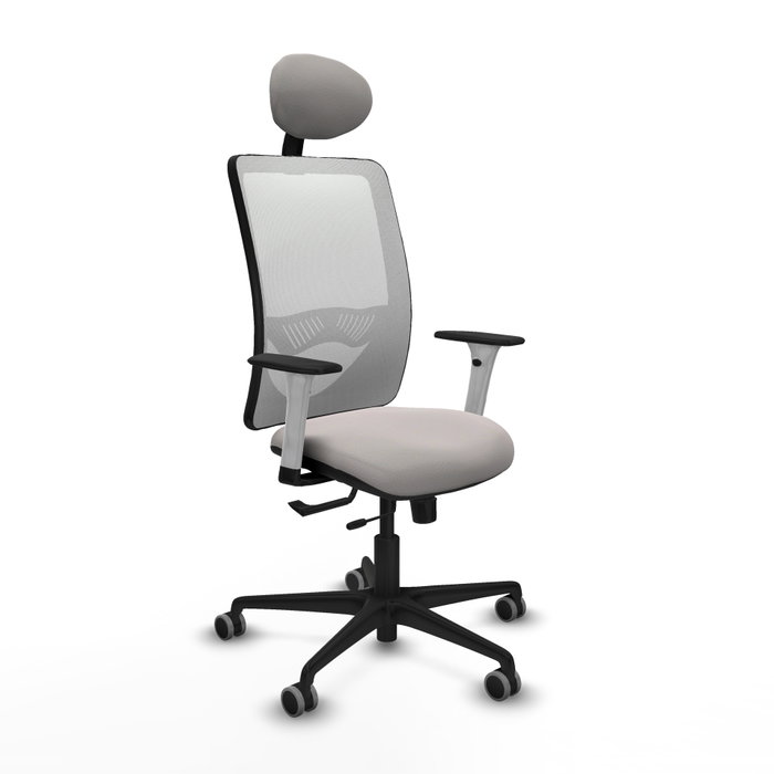 PIQUERAS Y CRESPO Silla de oficina Zulema en blanco con mecanismo Sincro/Traslack PIQUERAS Y CRESPO Silla de oficina Zulema en blanco con mecanismo Sincro/Traslack
