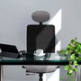 PIQUERAS Y CRESPO Silla de oficina Zulema en blanco con mecanismo Sincro/Traslack