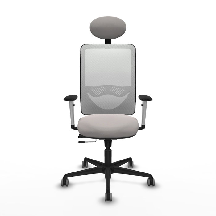 PIQUERAS Y CRESPO Silla de oficina Zulema en blanco con mecanismo Sincro/Traslack PIQUERAS Y CRESPO Silla de oficina Zulema en blanco con mecanismo Sincro/Traslack