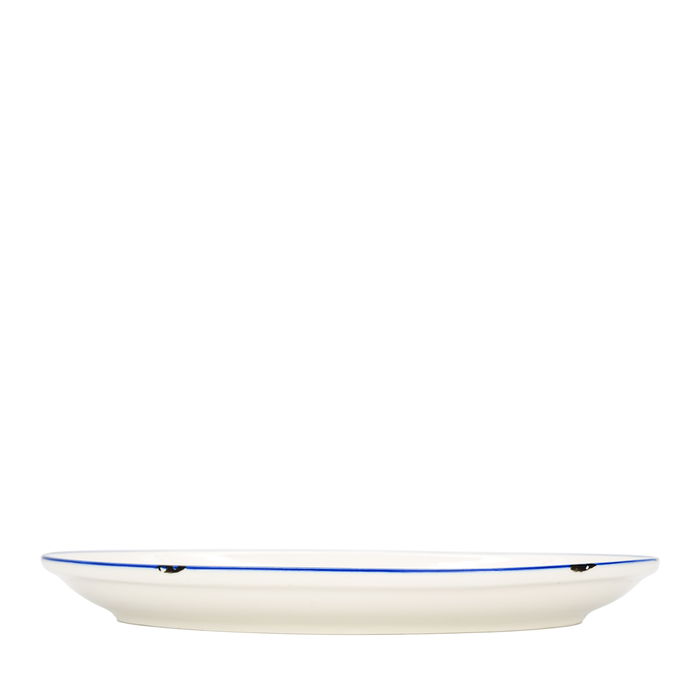 SUMMA Alacena Azul Fuente Oval para Vajilla 27 x 19 cm - Decorada, Colección Alacena Azul (Set de 5)