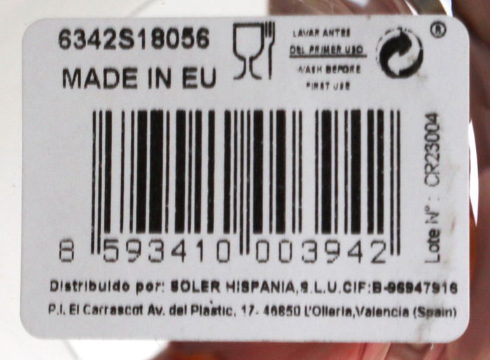 Bohemia Set 6 Vasos Cristal Clara 560 cc (4 Cajas)