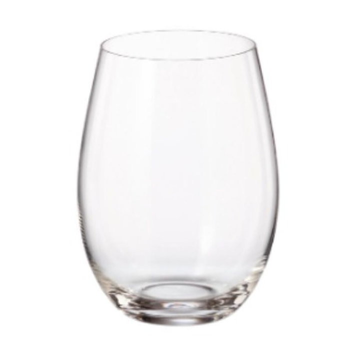 Bohemia Set de 6 Vasos de Cristal Clara 560cc Bohemia Set de 6 Vasos de Cristal Clara 560cc