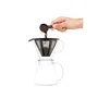 Bodum BOD0699965374433 Cafetera Melior con Filtro de Malla Permanente de Acero Inoxidable, 5 Tazas, 0.6 L, Transparente