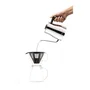 Bodum BOD0699965374433 Cafetera Melior con Filtro de Malla Permanente de Acero Inoxidable, 5 Tazas, 0.6 L, Transparente