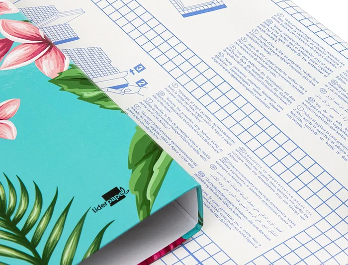 Liderpapel Rollo Plástico Adhesivo Removible para Forrar Libros 0.50 x 20 m (80 micras) - Alta Resistencia