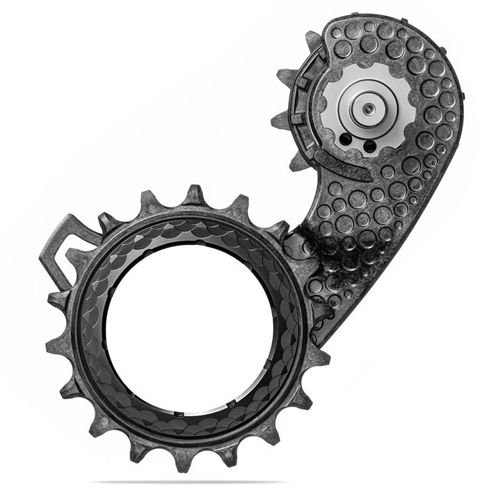 Absolute Black HOLLOWcage Jaula Desviador Trasero Monoplaca Carbono Compatible Shimano Dura Ace 12V Absolute Black HOLLOWcage Jaula Desviador Trasero Monoplaca Carbono Compatible Shimano Dura Ace 12V