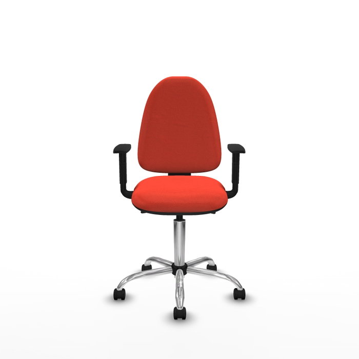PIQUERAS Y CRESPO Silla de oficina Aýna con mecanismo Asincro, Tela Naranja oscuro PIQUERAS Y CRESPO Silla de oficina Aýna con mecanismo Asincro, Tela Naranja oscuro