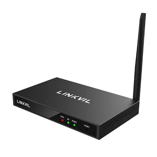 Fanvil W712 Pasarela VoIP Gateway IP con PoE IEEE 802.3at, 1 puerto Gigabit Ethernet LAN/WAN 10/100/1000 Mbit/s, Codecs G.711/G.722/G.729, Negro