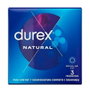 Durex Preservativos Naturales Finos y Resistentes 3 uds
