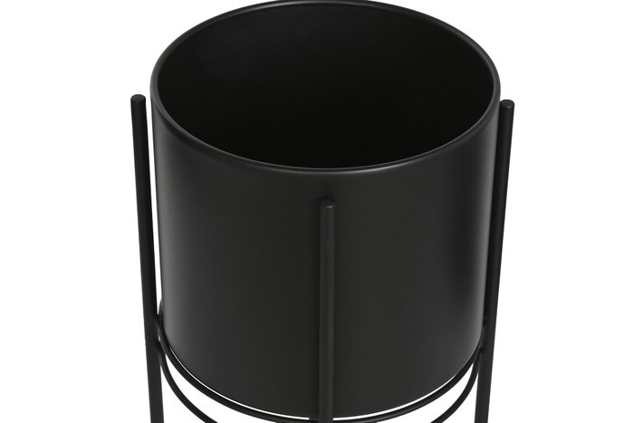 DKD Home Decor Macetero Urban Negro 30 x 70 x 30 cm Set de 3
