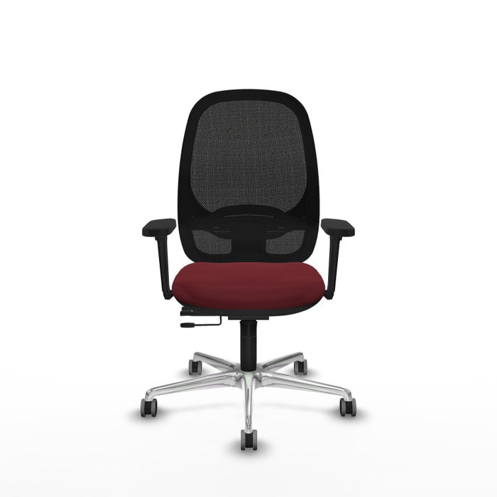 PIQUERAS Y CRESPO Silla de Oficina Cilanco con Mecanismo Sincro/Traslack, Granate y Negro PIQUERAS Y CRESPO Silla de Oficina Cilanco con Mecanismo Sincro/Traslack, Granate y Negro