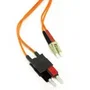 C2G Cable de Fibra Óptica Multimode 62.5/125 LC-SC Duplex LSZH Naranja 2m - Fibre Patch Cable e InfiniBand
