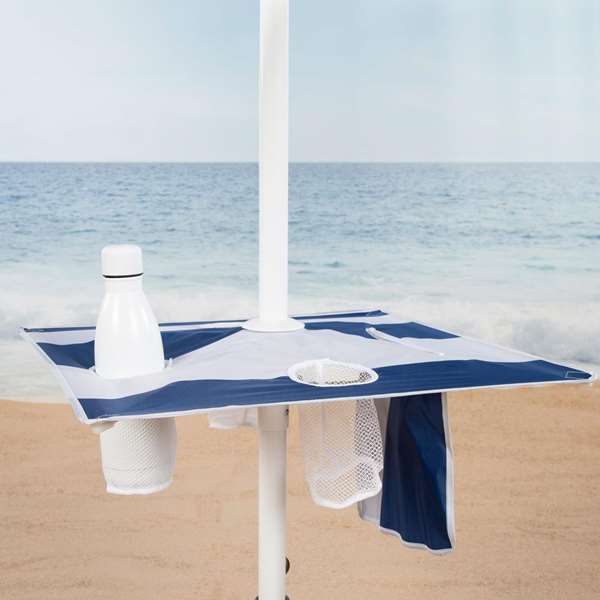 Color Baby Parasol de 210 cm con mesa plegable Color Baby Parasol de 210 cm con mesa plegable