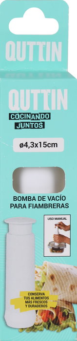 Quttin Bomba De Vacio Para Fiambres 4.3 x 15 cm (24 Unidades)