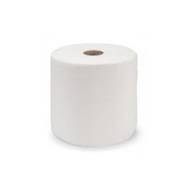 DUVER Bobina de Papel Higiénico Industrial de Celulosa, 2 Capas, 1,2 kg (Pack de 6)