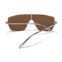 Hawkers ECLIPSA #Gun Metal Beige Gafas de Sol Aviador Unisex Montura Metálica Elegantes