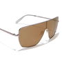 Hawkers ECLIPSA #Gun Metal Beige Gafas de Sol Aviador Unisex Montura Metálica Elegantes
