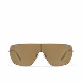 Hawkers ECLIPSA Gafas de Sol Unisex - Estilo Aviador, Metal Gun Metal Beige, Lente 55mm, Patillas 145mm