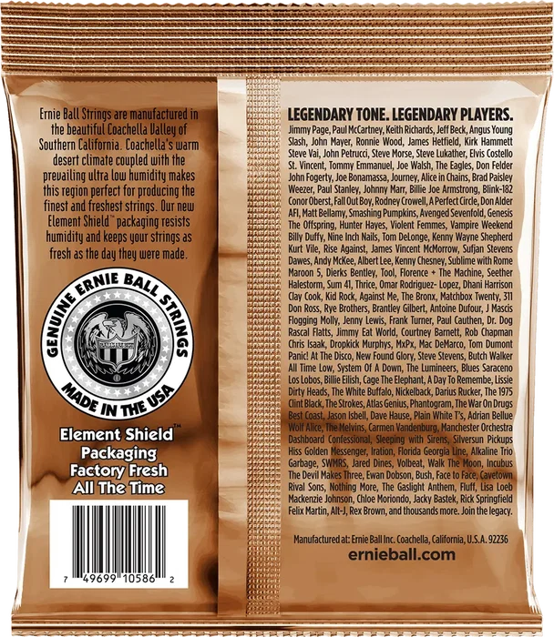 Ernieball Cuerdas Acústica Earthwood 92/8 Phosphor Bronze Medium 12,5-56