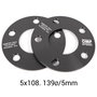 Omp OMPS08570501 Separadores de Ruedas 5 mm PCD 5x108 CB 65.1mm, Aluminio Forjado para Mayor Estabilidad y Seguridad en Curvas