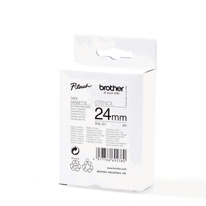 Brother Cinta de Plantilla STE151 24mm x 3m Negro Brother Cinta de Plantilla STE151 24mm x 3m Negro