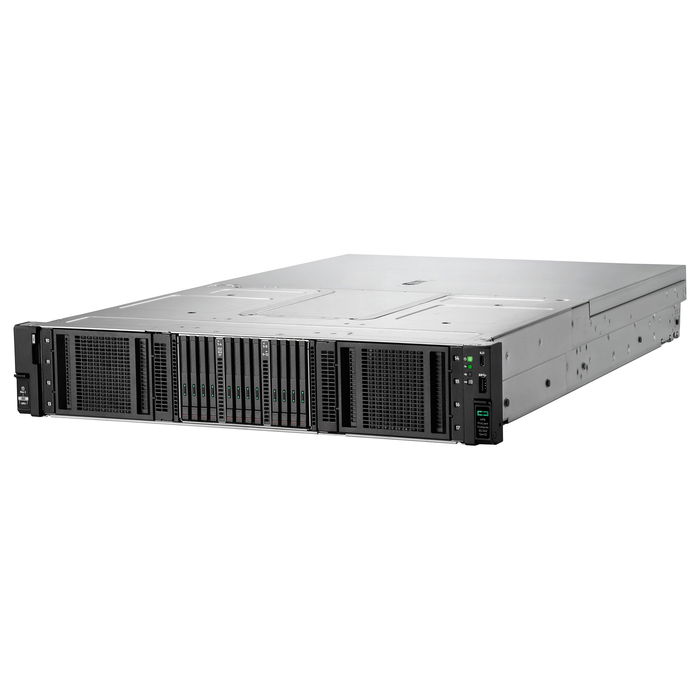 HP Enterprise ProLiant DL340 Gen12 Servidor 2U - Intel Xeon 6505P 2.2 GHz, 12 Núcleos, 64 GB DDR5, 2x480 GB SSD, Controlador MR408i-o, 2 Fuentes 1000W