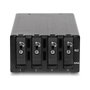 DeLOCK Estante móvil de bahía delgada para 4 x M.2 NVMe con Slim SAS SFF-8654