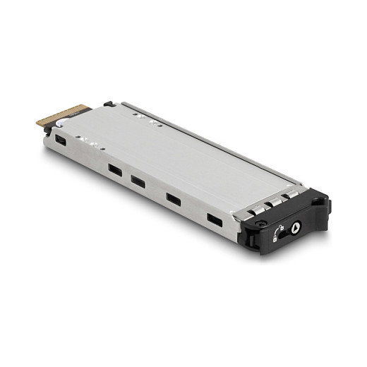 DeLOCK Estante móvil de bahía delgada para 4 x M.2 NVMe con Slim SAS SFF-8654