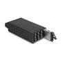 DeLOCK Estante móvil de bahía delgada para 4 x M.2 NVMe con Slim SAS SFF-8654