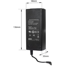 ALLNET Fuente de alimentación de repuesto Medical 54V/1,85A 5,5mm x 2,1mm