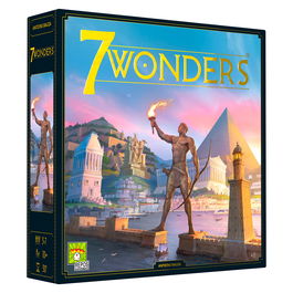 ASMODee 7 Wonders - Juego de Mesa - Grundspiel - Nuevo Diseño - Kennerspiel des Jahres 2011